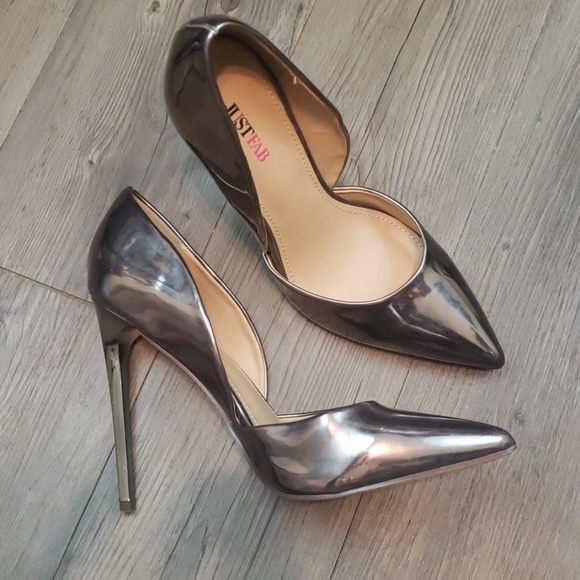 JustFab Shoes - JustFab Pointed Toe Pumps Holographic